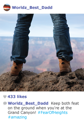 A social media post