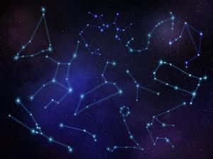 constellations in the night sky