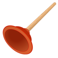 a toilet plunder