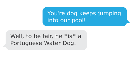 Text messages