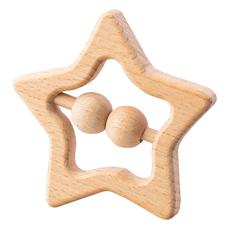 a wooden toy with five corners