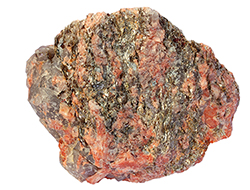 a rock